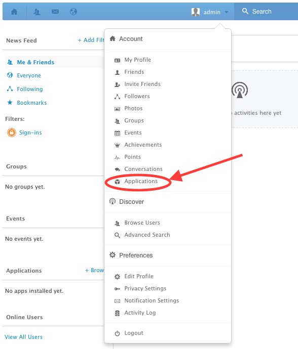 Access apps