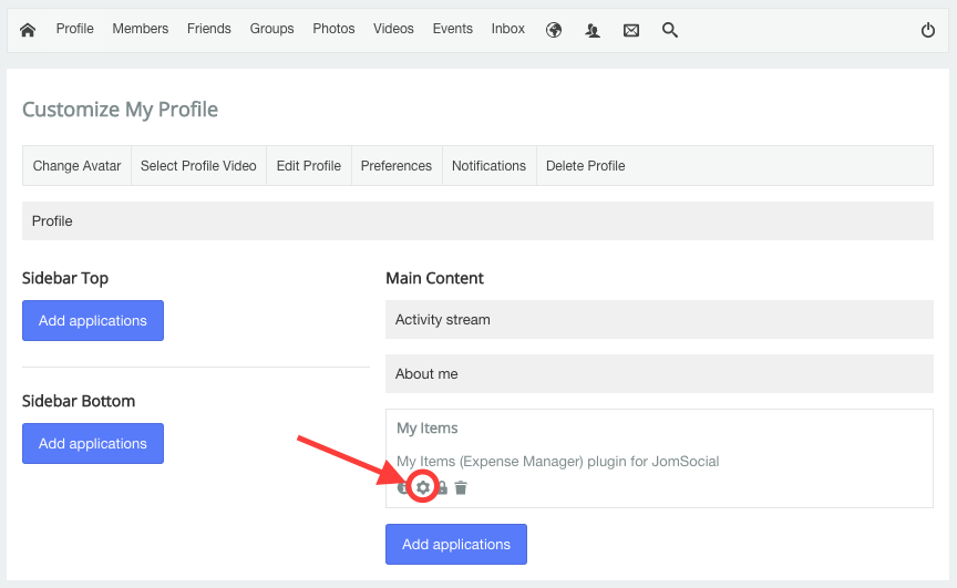 Delete go to main button