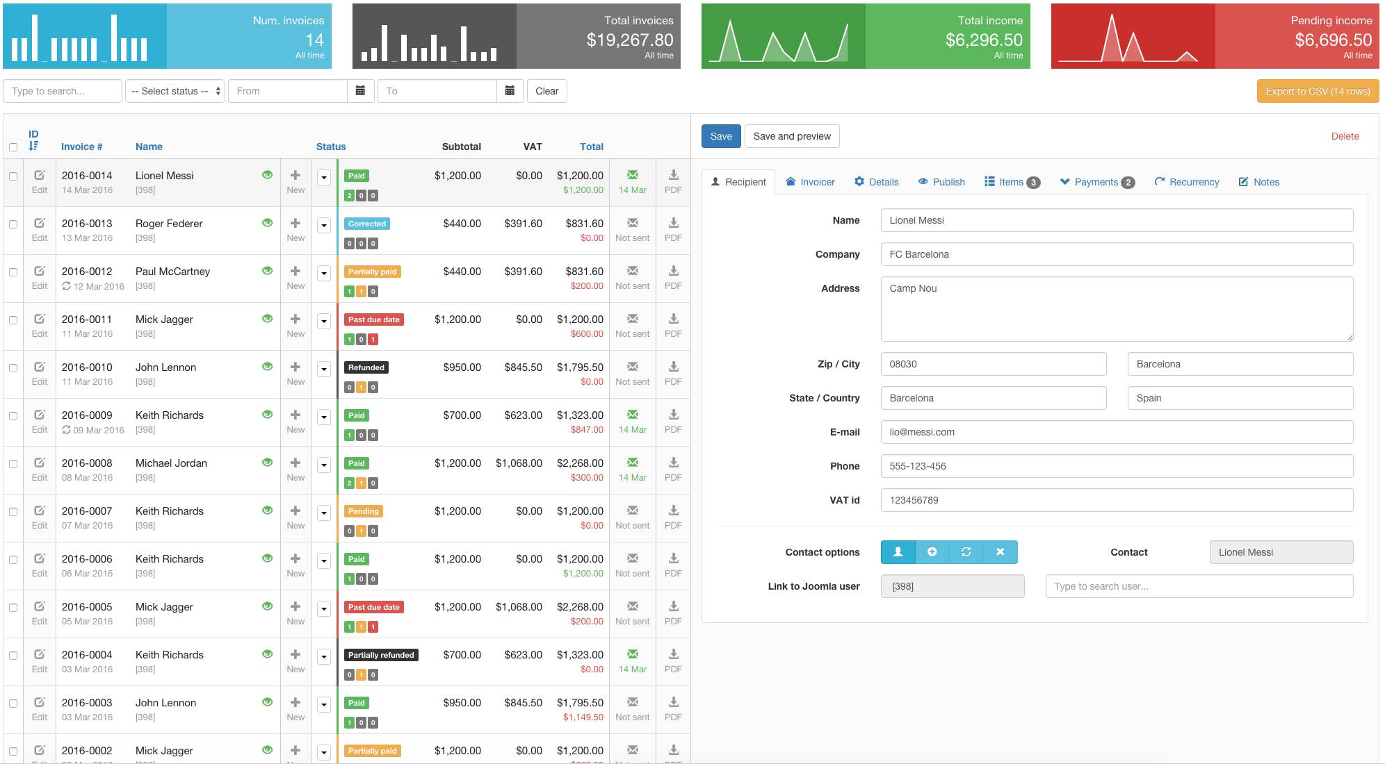 Epay Manager Invoice. Pending payment. Vendor SKU description Price.